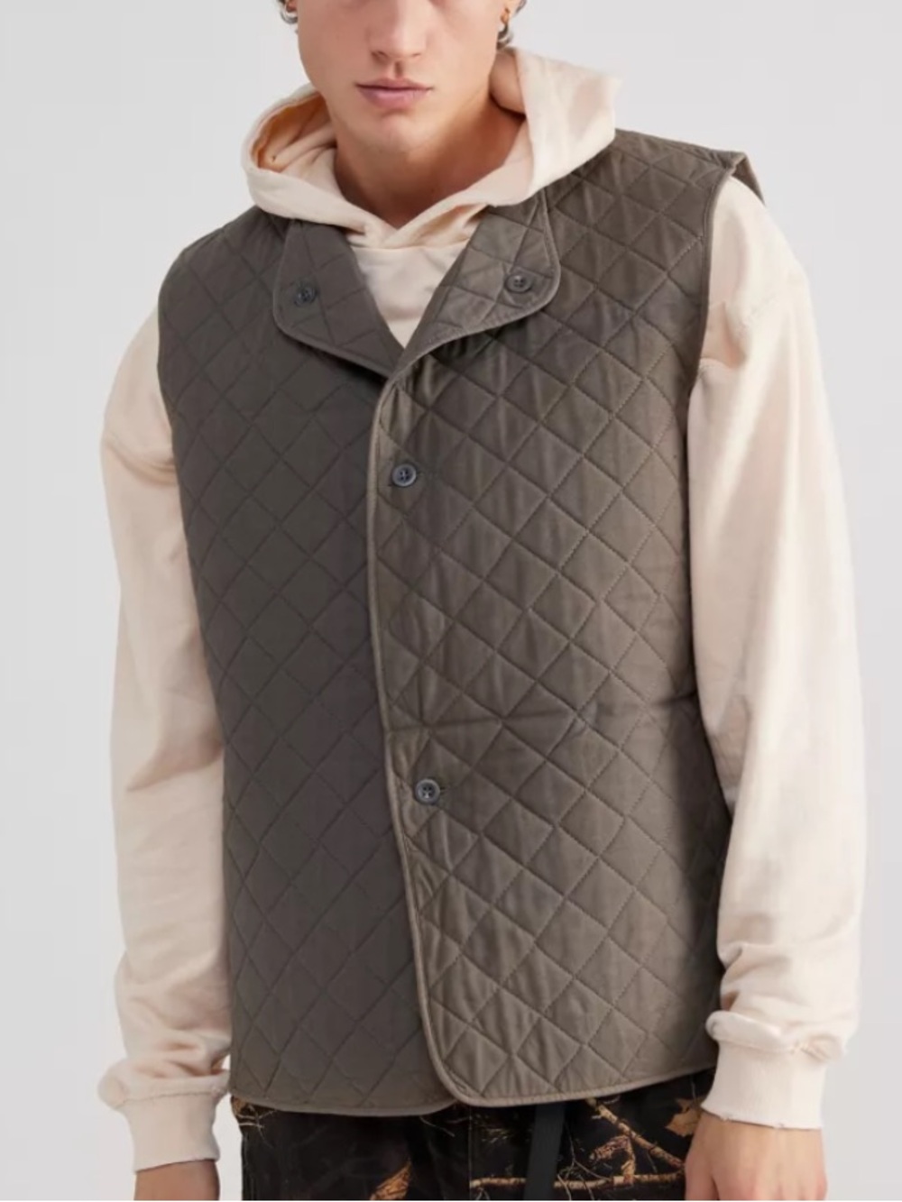 Begetex Urban Renewal Men Size 54 Surplus Military Vintage Quilted Vest